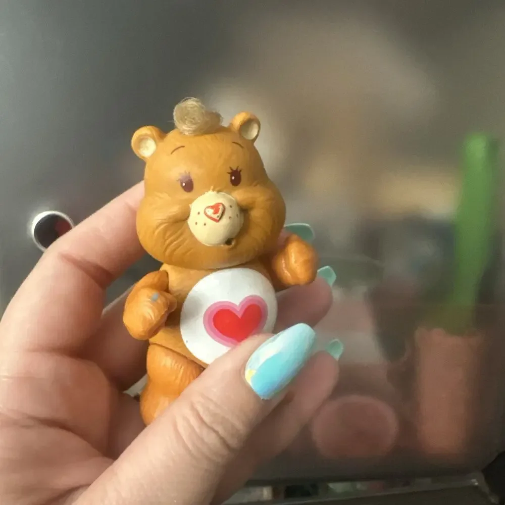 1980s Kenner Vintage Poseable Care Bear Figure - Tenderheart